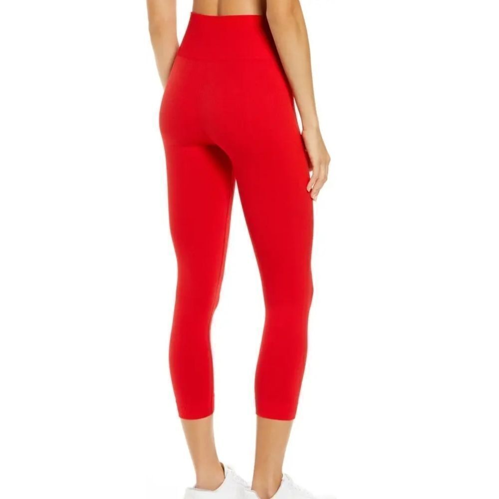 We Wore What Women's Red Seamless High Waist Leggings Size Large - Picture 11 of 16
